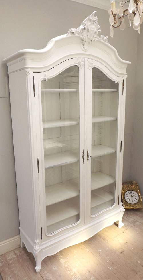 wonderful french antique display cabinet